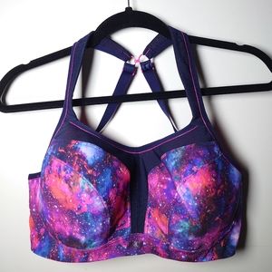 Panache 38E Sports Bra, Galaxy Print